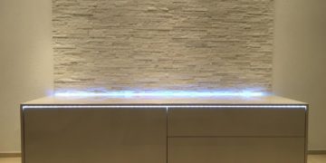 LED Sideboard Hochglanz